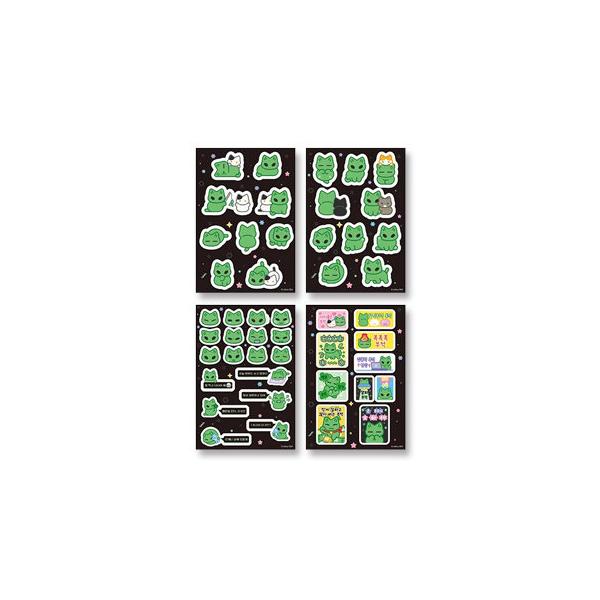 ウジュニャンの仲間「ウェンニャ」ステッカー4枚セット