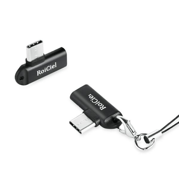 2個セット】RoiCiel LightningからType-CへL字変換アダプター