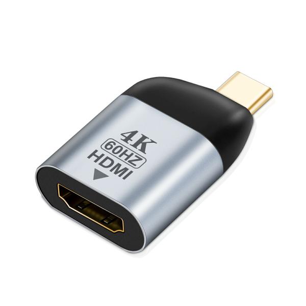 RoiCiel USB-C &amp; HDMI 変換アダプタ 【4K (60Hz) 対応】 USB C - HDMI 変換アダプタ 4K USB Type-C HDMI アダプタ [Thunderbolt 3 / 4] 互換タイプC HD...