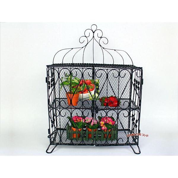 レトロアイアンシェルフ（2段） : コロボックルランド ヤフー店