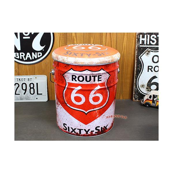 ペール缶スツール（R66-ORANGE） : コロボックルランド ヤフー店