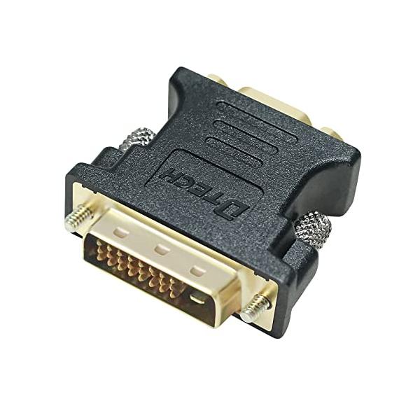他サイト： DTECH DVI VGA 変換 アダプター DVI-D 24+1 オス to VGA ミニ D-Sub 15ピン メス コンバーター 単方向伝送 フルHD 1080p DVI 25ピン D-sub 15ピン 変の商品画像