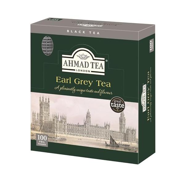 AHMAD TEA アーマッドティー  アールグレイ ティーバッグ 100袋入り  英国ブランド 個包装