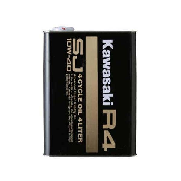 カワサキ(KAWASAKI)純正 4サイクルオイル R4 SJ10W-40 4L J0248-0002