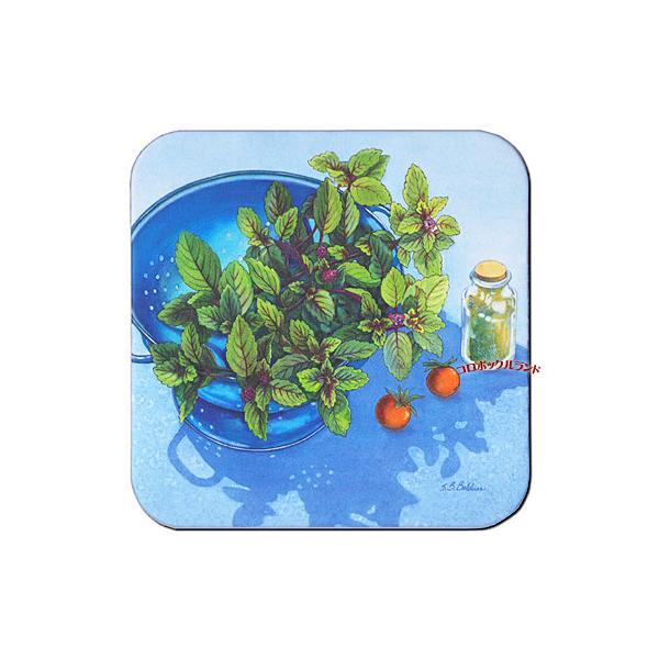 USA製のカントリーデザインのコースターです。明るいパステルカラーのようなデザインからシックな色合いまで20種類以上を販売しています。表面はラミネート加工がしてありますので水や熱にも強いです。サイズ（約）：9.5cm角ｘ厚0.3cm／アメリ...