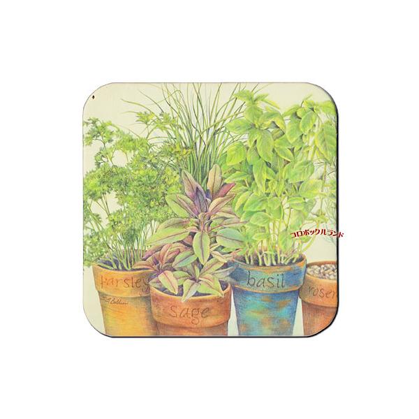 USA製のカントリーデザインのコースターです。明るいパステルカラーのようなデザインからシックな色合いまで20種類以上を販売しています。表面はラミネート加工がしてありますので水や熱にも強いです。サイズ（約）：9.5cm角ｘ厚0.3cm／アメリ...