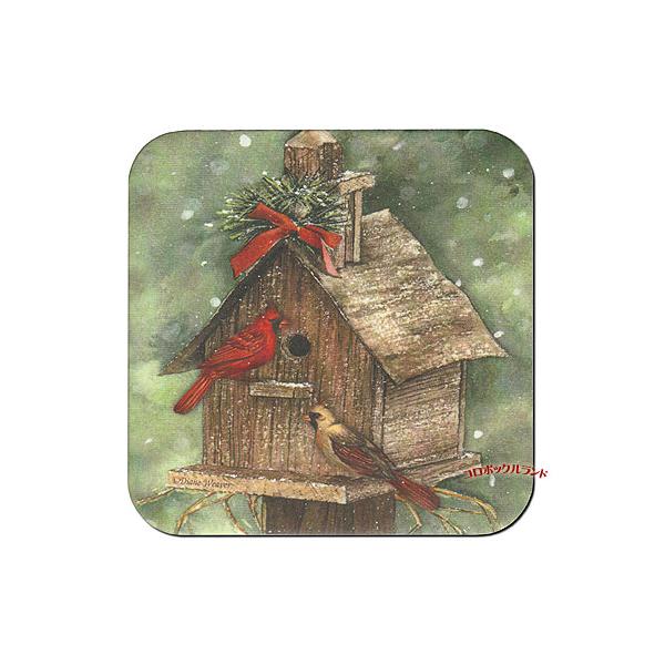 USA製のカントリーデザインのコースターです。明るいパステルカラーのようなデザインからシックな色合いまで50種類以上を販売しています。表面はラミネート加工がしてありますので水や熱にも強いです。サイズ（約）：9.5cm角ｘ厚0.3cm／アメリ...