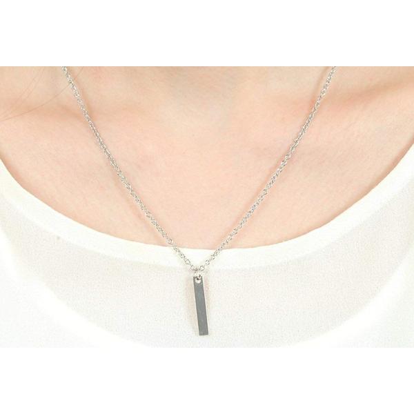 小さい シンプル ステンレス ネックレス