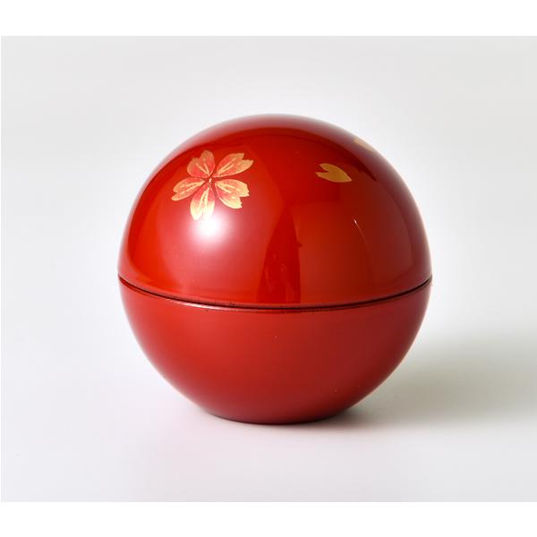 桜 小箱 朱 赤 越前塗 越前漆器 ジュエリーボックス 小物入れ ギフト