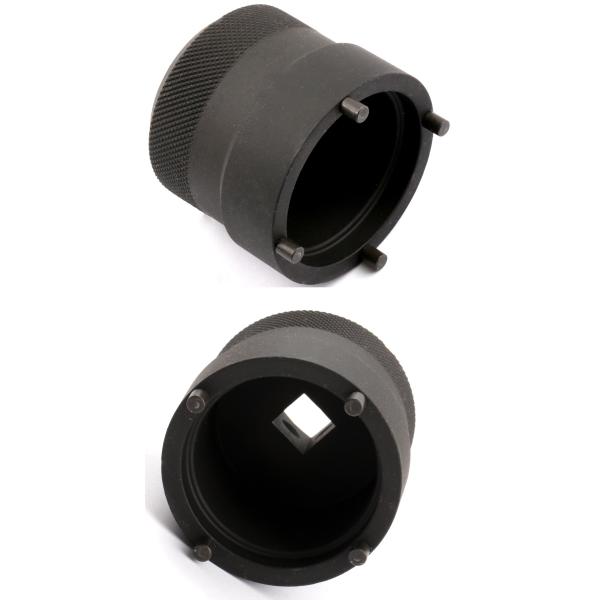 コシハラ 差込角 12.7mm(1/2インチ) ハイエース用フロントホイールアジャストナットソケット ベアリングナットソケット 4ピン 台湾製 KOSHIHARA K033