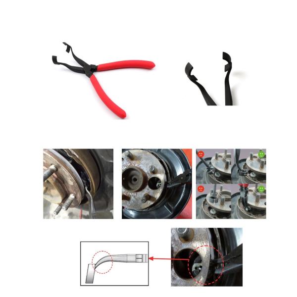 コシハラ ブレーキスプリングシュープライヤー シュープライヤー シューホールドワッシャープライヤー全長180mm 台湾製 KOSHIHARA K986