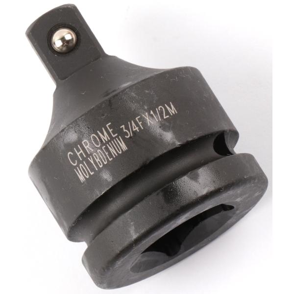 コシハラ インパクト用ソケット変換アダプター 差込角19.0mm(3/4)→12.7mm(1/2) 材質クロムモリブデン 台湾製 KOSHIHARA M172