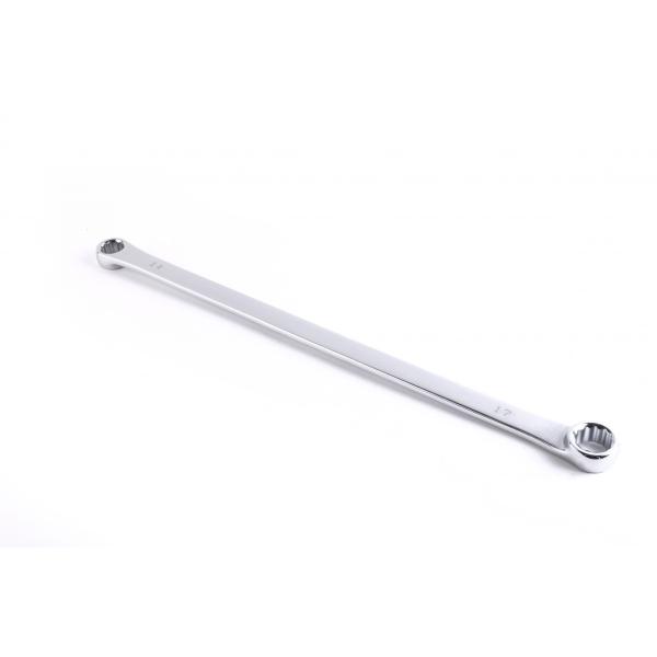 コシハラ ストレートメガネレンチ ロング両口メガネレンチ ミラー仕上げ 14×17mm 全長385mm 材質クロムバナジウム 台湾製 KOSHIHARA M410