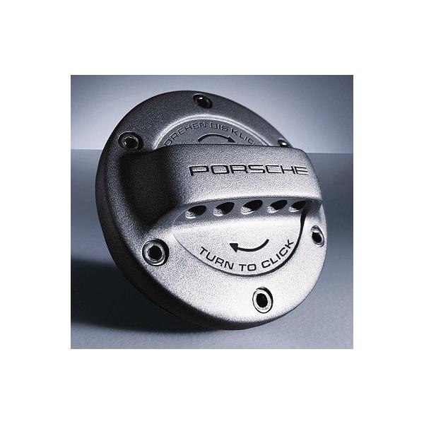 ポルシェアルミルック燃料キャップ。 Porsche Aluminum Look