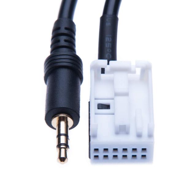 【並行輸入品】3.5mm AUXオーディオ入力ケーブルプラグカーアダプター シトロエンC2、C3、C4、C6、ベルリンゴ、シナジー、シトロエンC