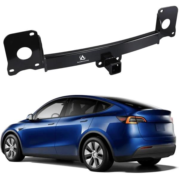 並行輸入品】Tesla モデルYリアトレーラーヒッチ牽引フックレシーバー