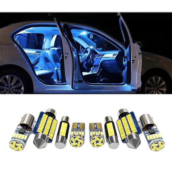 【並行輸入品】LED ルームランプ アルファロメオ ステルヴィオ用、9個の車内LEDライト自動屋内ランプ Led Car Bulbs festo