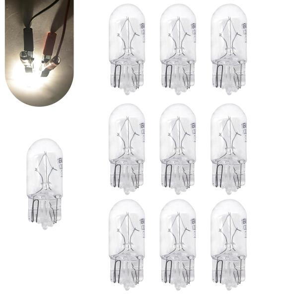 【並行輸入品】Sumjig Pack 10 Flat Foot T10 Car Small Lights, 168 192 12V 5W In