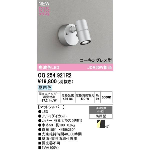 ODELIC（オーデリック） 安心のメーカー保証 OG254921R2 屋外灯