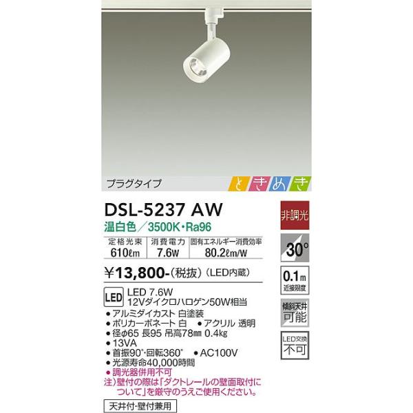 インボイス対応店】【ご注文合計25,001円以上送料無料】大光電機 DSL