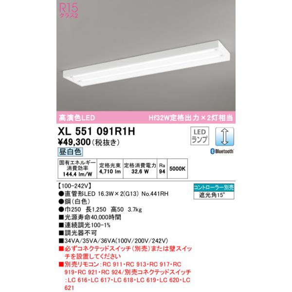 Ｔ区分オーデリック照明器具 XL551091R1H （ランプ別梱包）『XL551091 