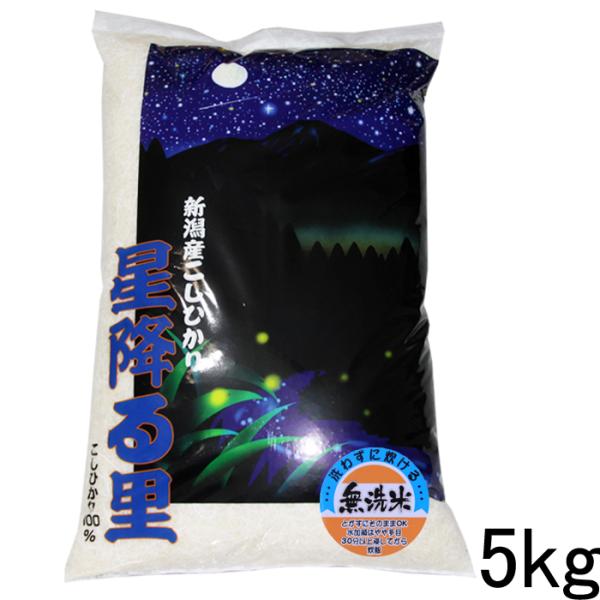 無洗米 5kg 新米 令和8年 新潟県産 コシヒカリ 5kg 無洗米 お米 コシヒカリ５キロ コシヒカリ無洗米5kg