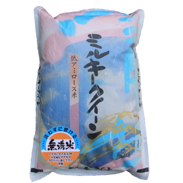 新米 無洗米 5kg 令和8年 新潟産 ミルキークイーン 5kg 無洗米 モチモチお米 粘りが強い