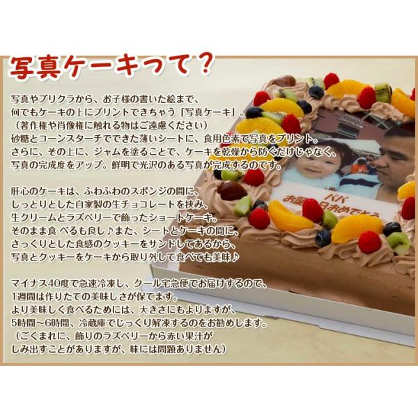 写真ケーキ 四角 生チョコ 7号 冷凍 到着後は冷蔵庫で4 5時間保管解凍 キャラクターケーキ 誕生日ケーキ あすつく 土日祝出荷ok 21 21cm Buyee Buyee 日本の通販商品 オークションの代理入札 代理購入