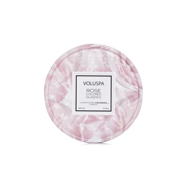 【並行輸入品】 ボルスパ 2 Wick ティン キャンドル - Rose Colored Glasses 170g