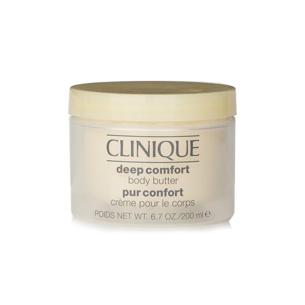 かさつきがちな肘や膝、かかとにたっぷりと潤いあたえるリッチなクリームです。なめらかなテクスチャーが肌に素早く浸透し、心地よい肌を持続します。【200ml/6.7oz】【Clinique - Deep Comfort - Body Care】...