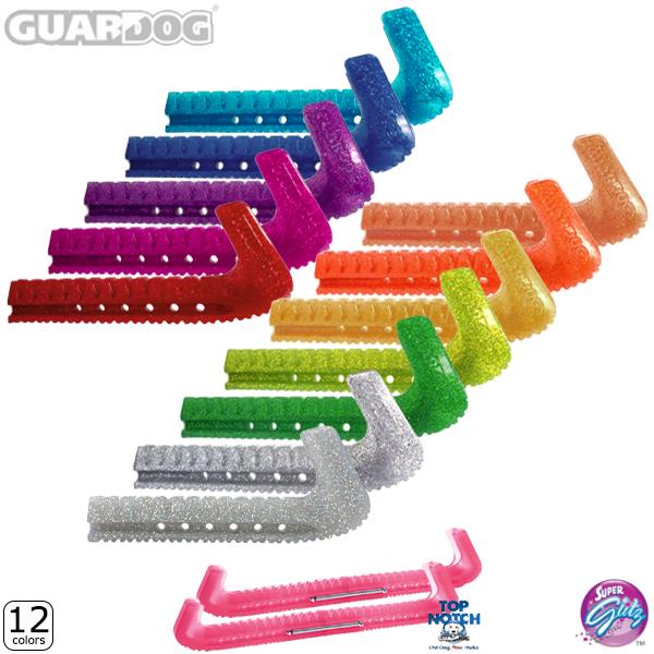 GUARDOG（ガードッグ）エッジカバー 2ピース -ラメ[Glitz]ラメカラースケーターには必須のアイテム！スケートを履いたままリンクサイドを歩くときに、大切なエッジを保護するハードタイプのエッジカバー。フィギュアスケート靴にもアイスホ...