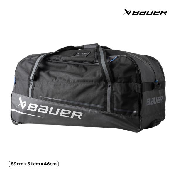 BAUER（バウアー）S24 プレミアム ウィールバッグ SRサイズ：89cm×51cm×46cm容量：208リットル素材：表面…600デニール強化ポリエステル(裂け止め加工付き)底面…PVC防水ビニールコート補強ポリエステルハンドル…収納...