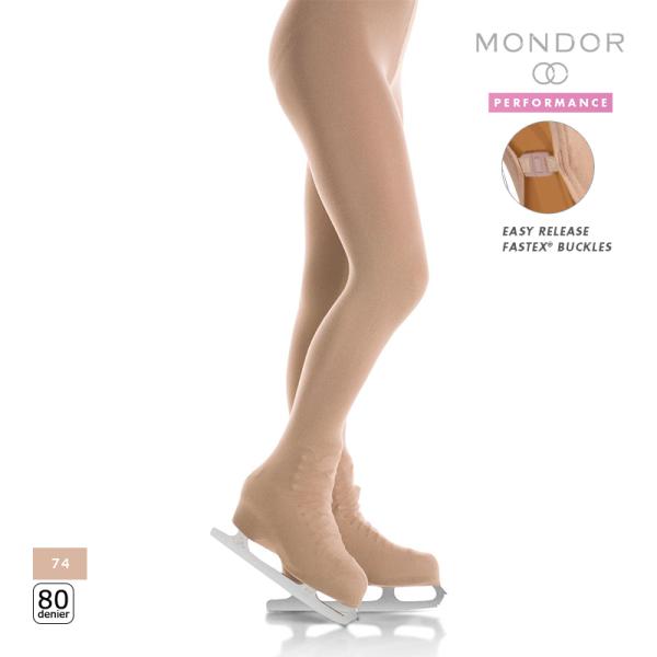 MONDOR（モンドール）タイツ 3326 -ブーツカバー[試合用]肌触りが柔らかで伸びが良く、サポート力がありフィットする、ずれにくいタイツです。留め具はプラスチック製のFASTEXバックルが付いており、簡単に付け外しができます。タイプ：...