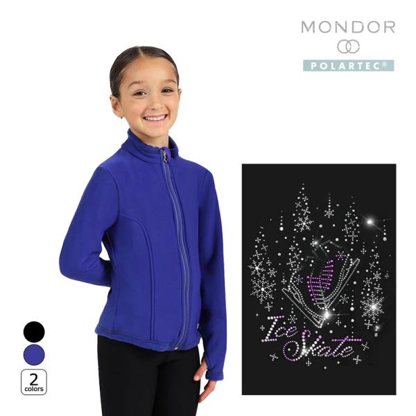 MONDOR（モンドール）ジャケット 24492 -POLARTEC SEQUINS ON BACK JACKET（24492ポーラテック スパンコール ジャケット）素材：Polyester 53% , Nylon 38% , Lycra ...