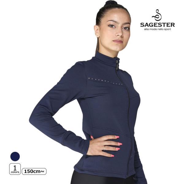 SAGESTER（サジェスター）ジャケット 292Highly thermal jacket寒いスケートリンクでのトレーニングにぴったりの、あったかフリースジャケット。独自のマイクログルーブ構造を持つエコフリース素材で、しっかり保温しながら...
