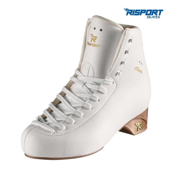 RISPORT（リスポート）スケート靴 ELECTRA（エレクトラ） NEW Whiteブランド：イタリア硬さ：Stiffness 45ソール：樹脂アッパー：マイクロファイバーバッジテスト (推奨)：初心者〜２級年齢/性別 (推奨)：8歳ま...