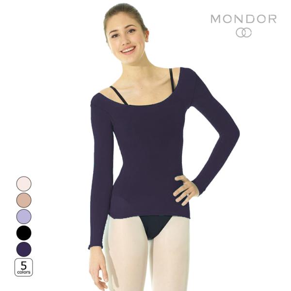 MONDOR （モンドール）ロングスリーブボディーポップ 816 Ladiesロングスリーブのソリッドカラートップス。肌触りの良いマイクロファイバー素材、伸縮性に優れた素材を使用。体にぴったりフィットするデザイン。インナーとしての着用だけで...