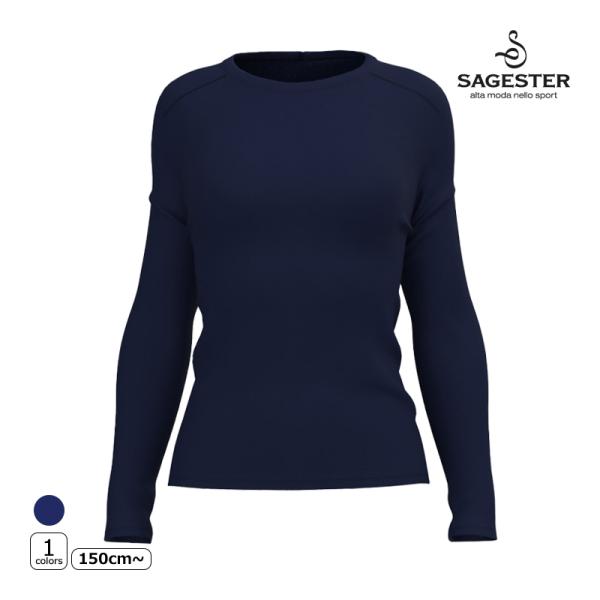 SAGESTER（サジェスター）トップス 016 レディースLong-sleeve Warm and soft ecological fleece T-shirt素材：ハイリーサーマル生産国：イタリア検索ワード：フィギュアスケート、ウェア、...