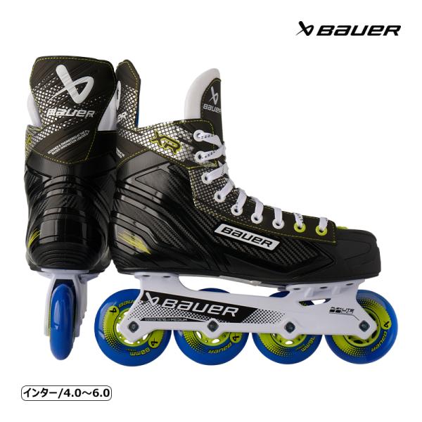 BAUER（バウアー）インラインスケート靴 S25 XR INT靴幅：Rオーブンフィッティング：なしアッパー：インジェクテッドコンポジット織ライナー：マイクロファイバーライナーベロ：2ピースフェルトタン中敷き：EVAコンフォートフットベッド...