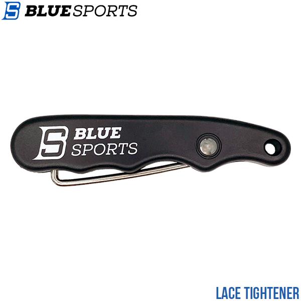 BLUESPORTS（ブルースポーツ）レースタイトナー靴紐を締めるのに便利なアイテム。なかなか強く靴紐を結べない小さなお子様や、ネイルケアなどで爪を傷めたくない方にオススメです。また、スケート滑走後の濡れて固く締まった靴紐を緩めるのにも便利...