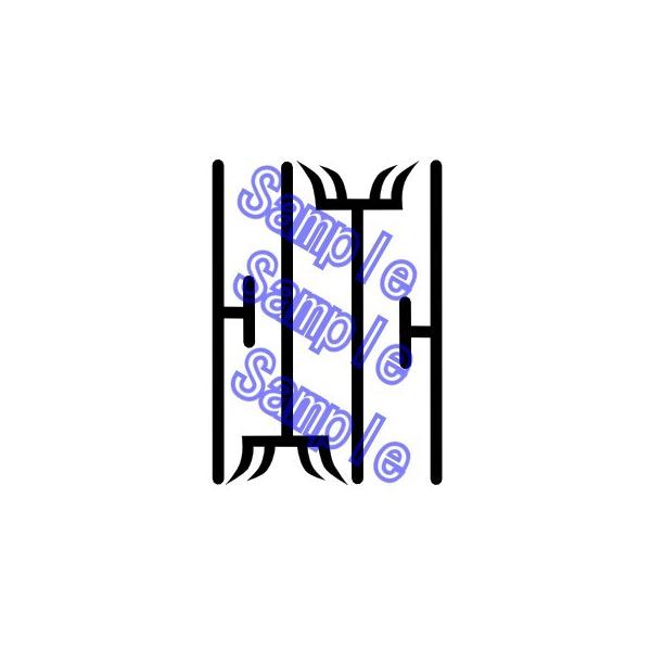 【セット内容】タトゥーシール／練習用ミニシール／説明書BLEACH　志波空鶴　コスプレ用タトゥーシールシートサイズ：A4「空」の文字を「穴」と「エ」の部分で分けて作成してあります穴の部分寸法：約28cm x 約10cm使用回数：2回分エの部...