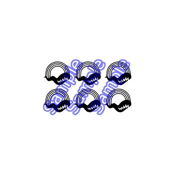 【セット内容】タトゥーシール／練習用ミニシール／説明書DIGITAL DEVIL SAGA アバタール・チューナー　シエロ　コスプレ用タトゥーシールシートサイズ：A5寸法：約5.3cm x 約6cm使用回数：6回分