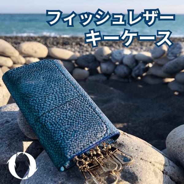 魚型レザーアクセサリーケース　i.d.o. BOXコインケース フィッシュレザー マダイ オーシャンレザー 魚の皮 革