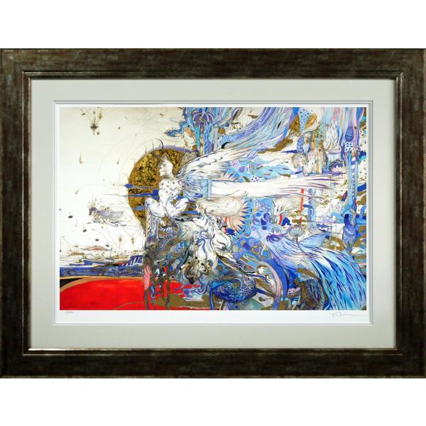 天野 喜孝「飛天Vデラックス」ジクレ版画・限定直筆サイン入り・保証書