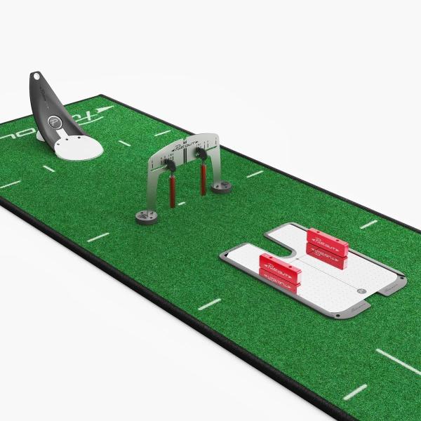 【公式 正規品】パター練習器具 PuttOUT アカデミースタジオ ストーン パター練習 パターマット パッティングミラー パター練習機 カップ ゴルフ練習
