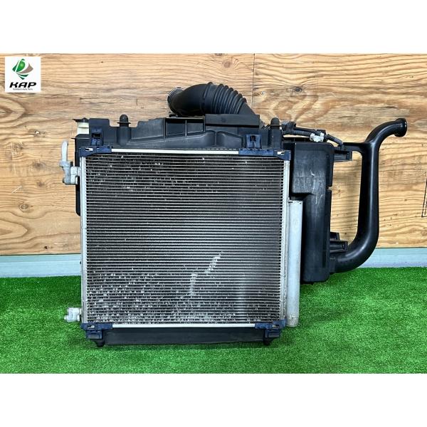 トヨタ 10 アルファード ANH10W 純正 ラジエーター コンデンサー 電動