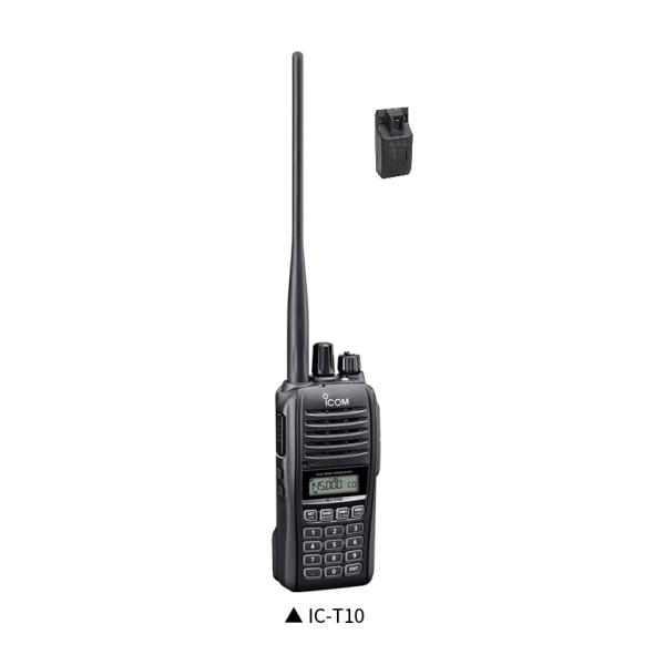 ICOM（アイコム） IC-T10 144/430MHzアマチュア無線 5W 乾電池ケースBP
