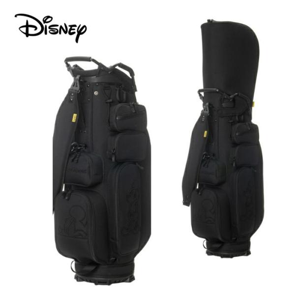 2024年限定モデル［ディズニー］BLACK MICKY ゴルフ キャディバッグ