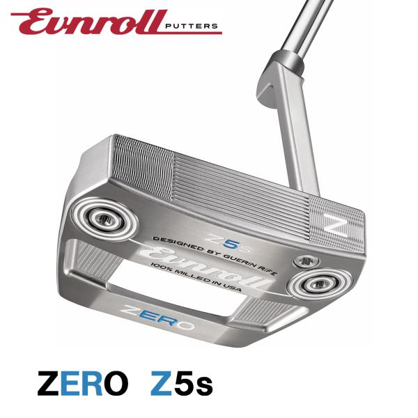 イーブンロール パター ZERO Z2s EVNROLL 日本正規品 2025 ZERO Z2s Blade Putter – Satin – Evnroll