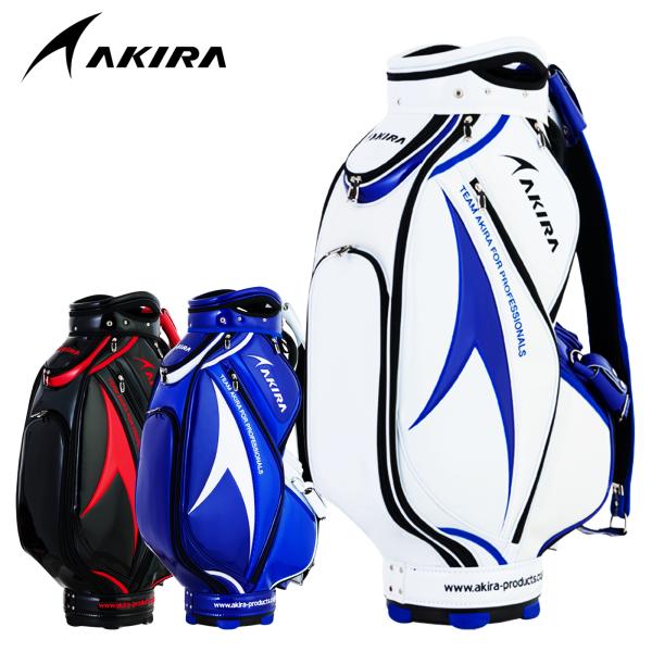 AKIRA キャディバッグ ゴルフバッグ フードあり アキラ キャディバッグ 2024 AKIRA CADDIE BAG 9.0型 : コトブキゴルフ